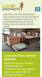 Mobile Screenshot of lesestart.de